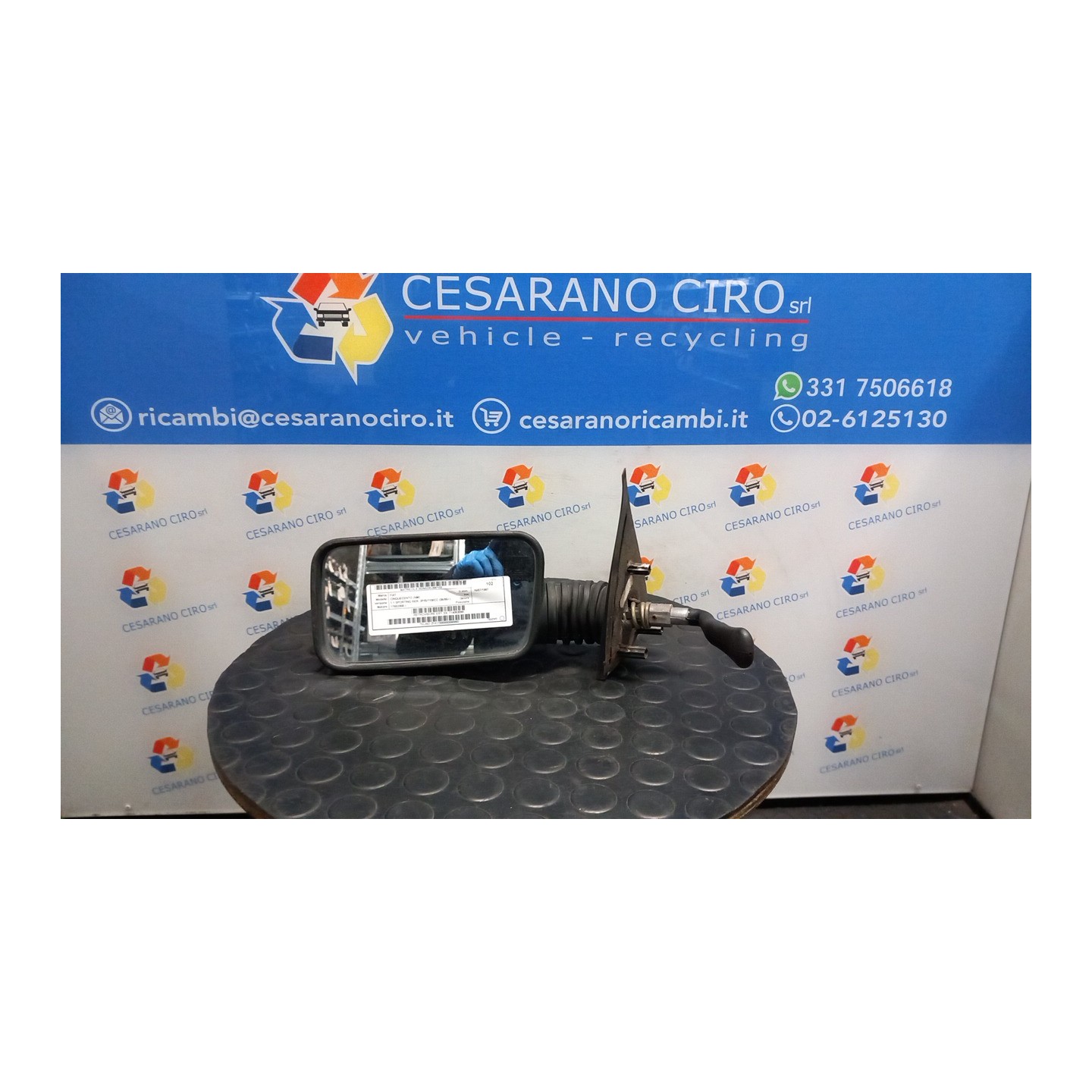 RETROVISORE EST. SX. 103 FIAT CINQUECENTO (NM) (06/92-01/99 176B2000 714063099