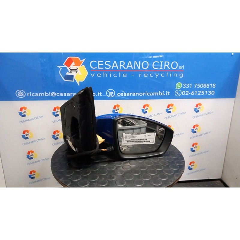 RETROVISORE EST. REGOLAZ. ELETTR. PRODOTTO A PAMPLONA; UITENHAGE DX. 107 VOLKSWAGEN POLO (6R) (05/09-10/14) CGG 6R1857508Q9B9