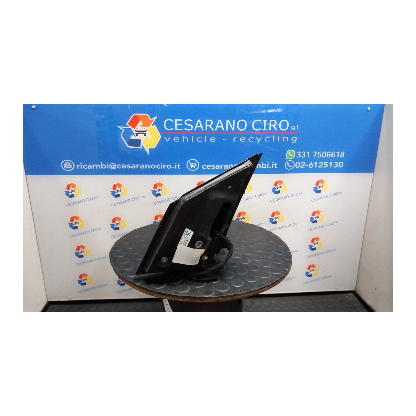 RETROVISORE EST. REGOLAZ. ELETTR. PRODOTTO A PAMPLONA; UITENHAGE DX. 107 VOLKSWAGEN POLO (6R) (05/09-10/14) CGG 6R1857508Q9B9
