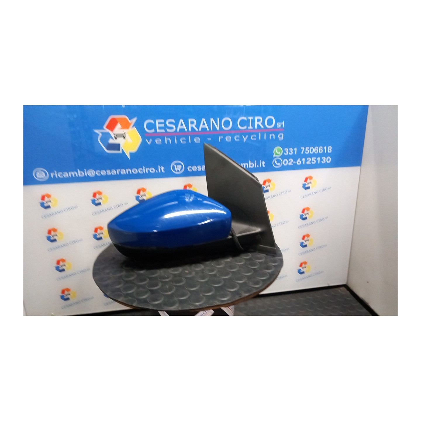 RETROVISORE EST. REGOLAZ. ELETTR. PRODOTTO A PAMPLONA; UITENHAGE DX. 107 VOLKSWAGEN POLO (6R) (05/09-10/14) CGG 6R1857508Q9B9