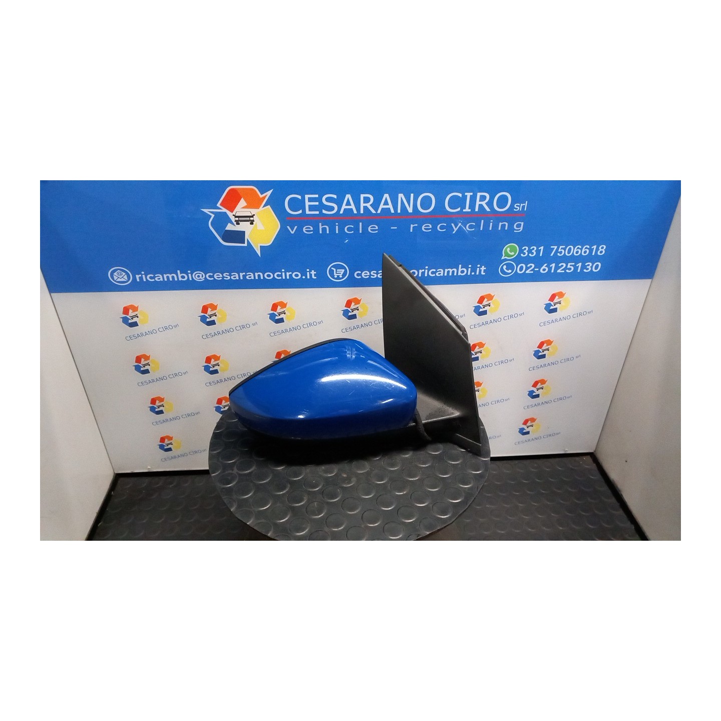 RETROVISORE EST. REGOLAZ. ELETTR. PRODOTTO A PAMPLONA; UITENHAGE DX. 107 VOLKSWAGEN POLO (6R) (05/09-10/14) CGG 6R1857508Q9B9