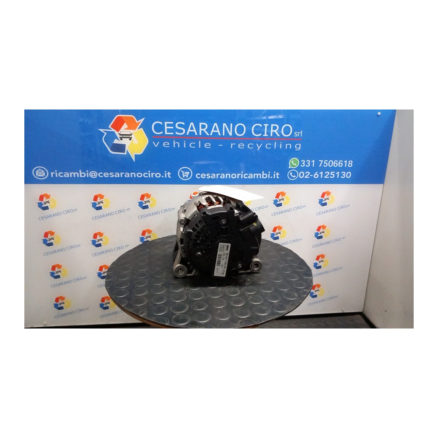 ALTERNATORE CLASSE 18 005 PEUGEOT 308 (08/07-03/14) 9HR 9678049480