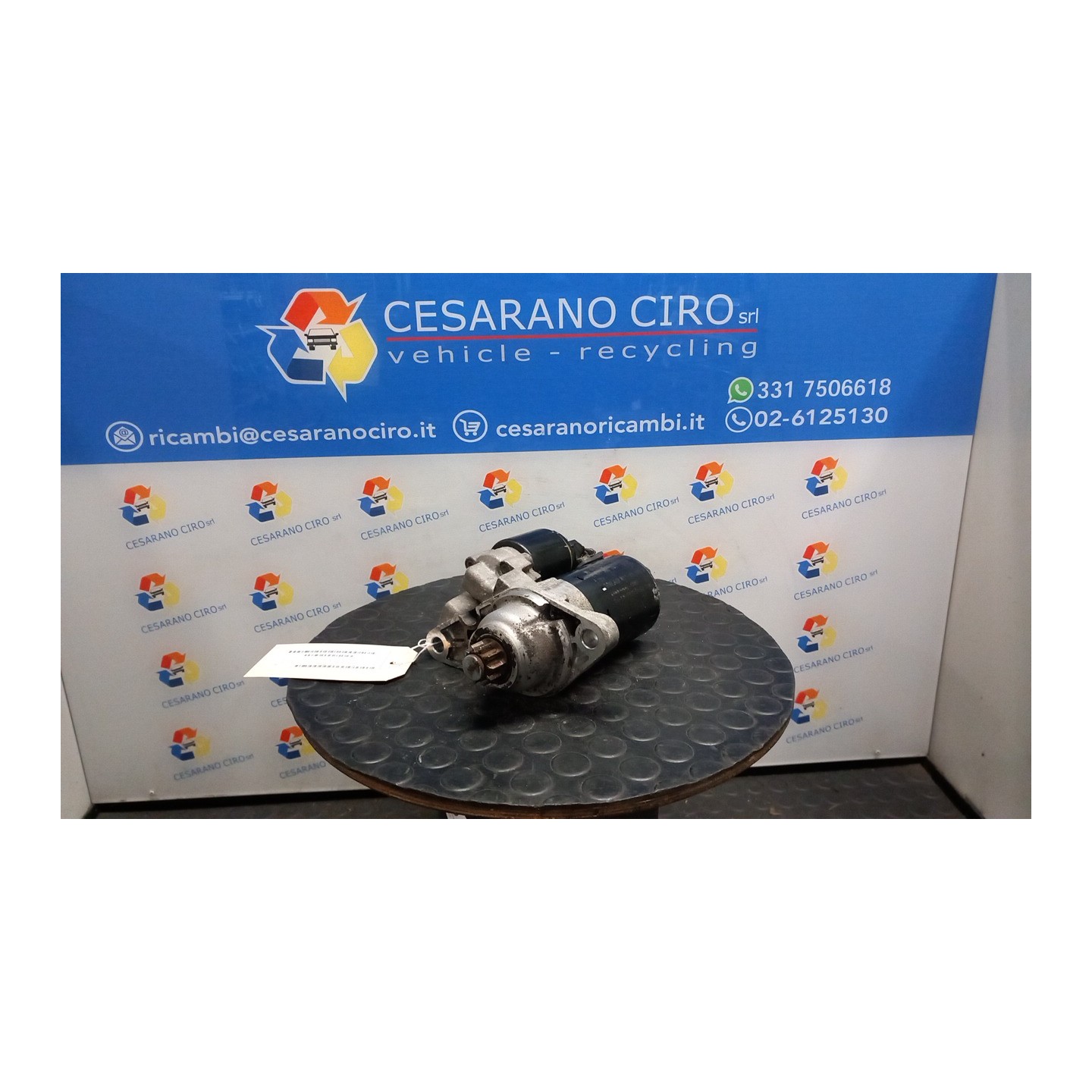 MOTORINO AVVIAMENTO 043 VOLKSWAGEN POLO (9N) (10/01-03/05) AZQ 02T911023G