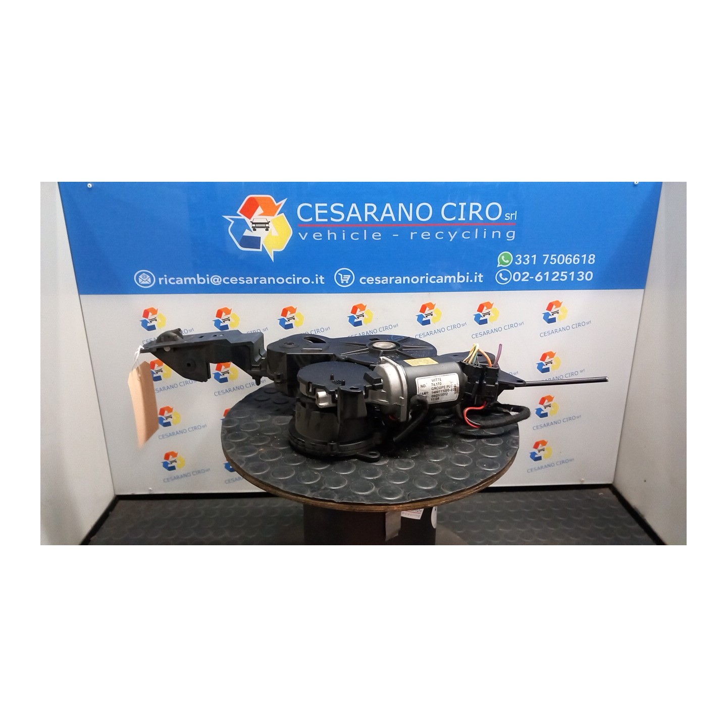 MOTORINO APERTURA PORTA LAT. SCORREVOLE SX. 094 CITROEN C8 (08/02-) RH02 9137A3