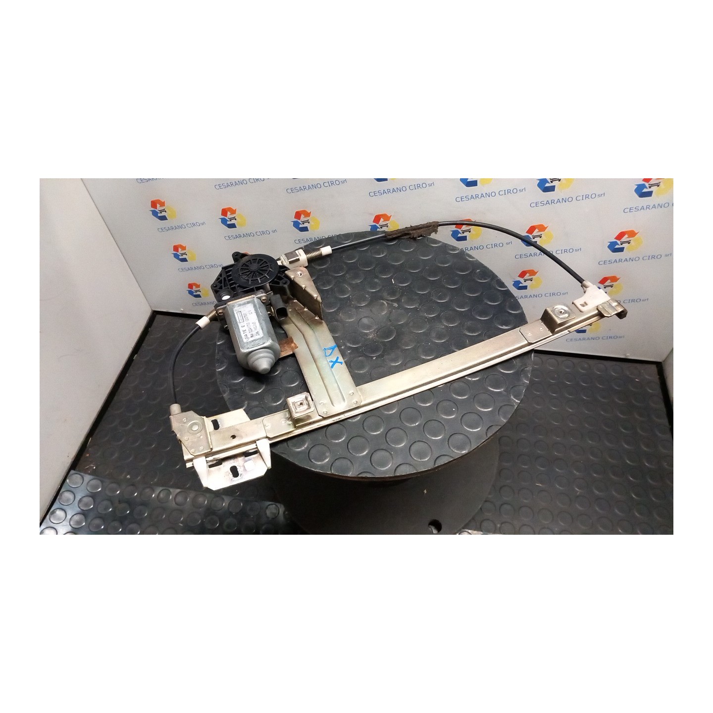ALZACRISTALLO PORTA ANT. DX. 099 FIAT CINQUECENTO (NM) (06/92-01/99 176B2000 46434348