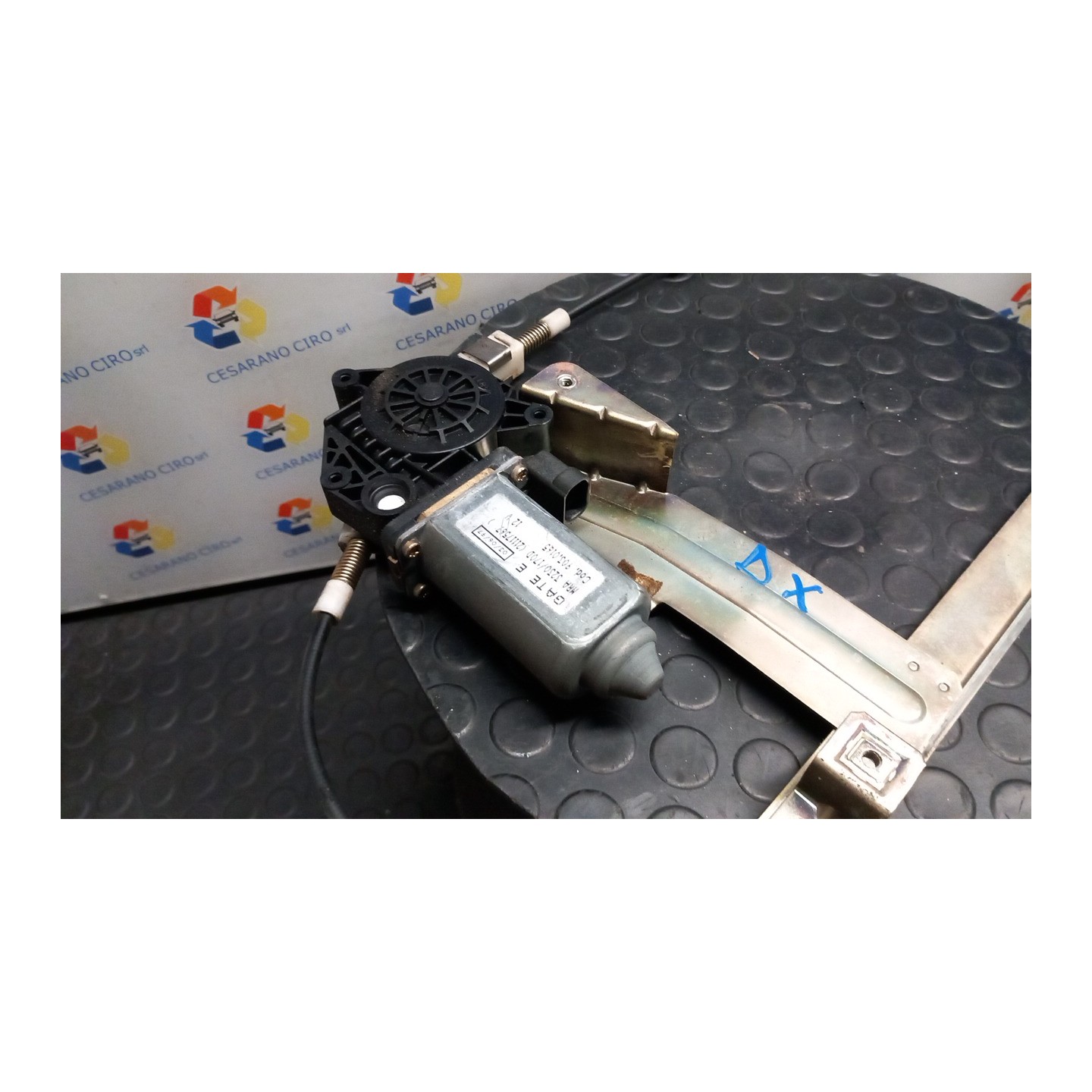 ALZACRISTALLO PORTA ANT. DX. 099 FIAT CINQUECENTO (NM) (06/92-01/99 176B2000 46434348