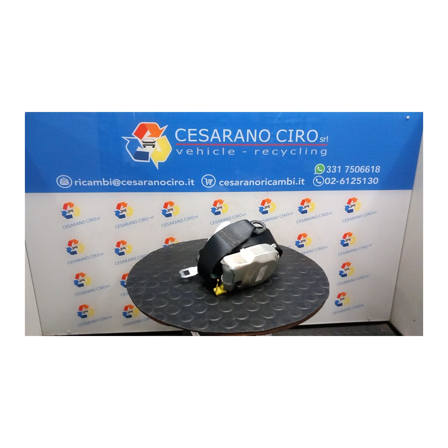 CINTURA DI SICUREZZA ANT. DX. 059 CITROEN C1 (05/05-04/14) 1KR 8974LJ