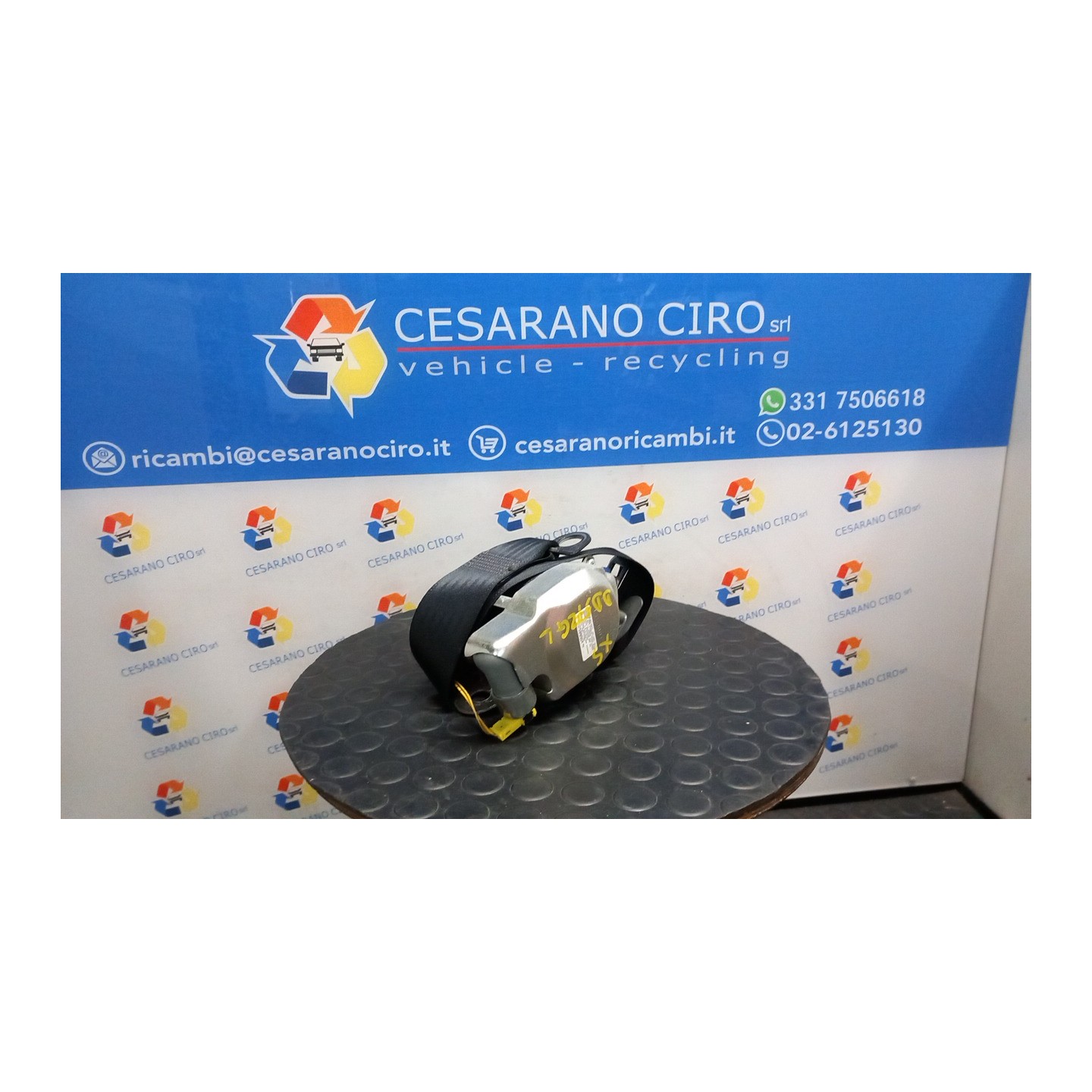 CINTURA DI SICUREZZA ANT. SX. 060 CITROEN C1 (05/05-04/14) 1KR B0009077XZ