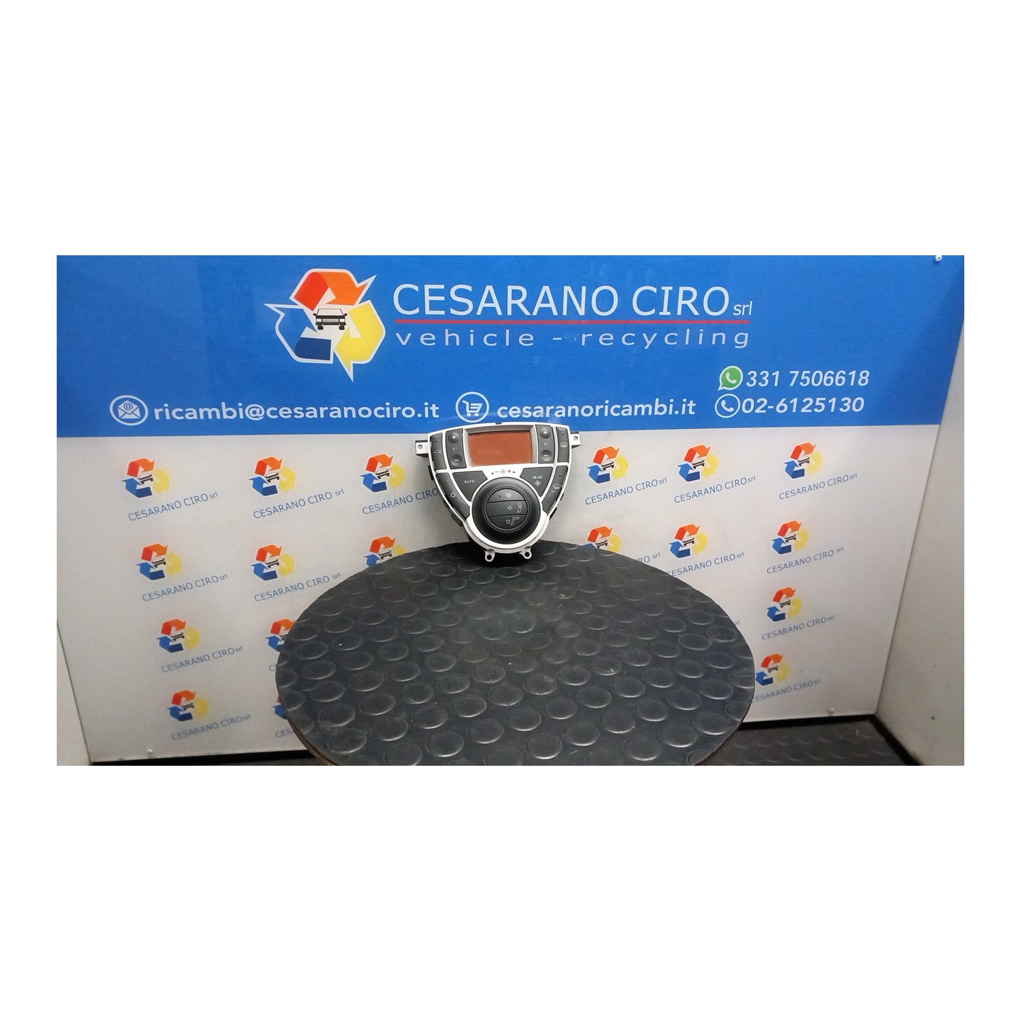 BLOCCO COMANDO CLIMATIZZAZIONE 084 CITROEN C8 (08/02-) RH02 6451KH