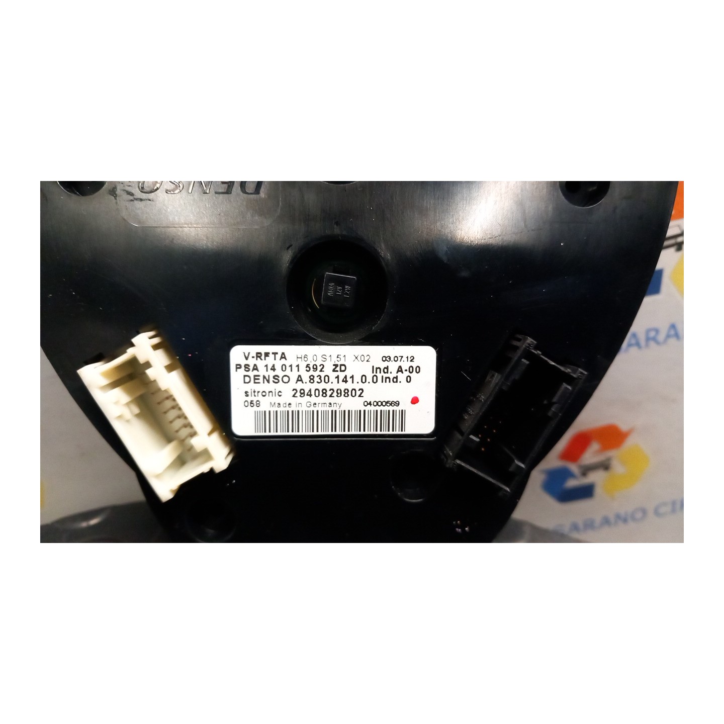 BLOCCO COMANDO CLIMATIZZAZIONE 084 CITROEN C8 (08/02-) RH02 6451KH