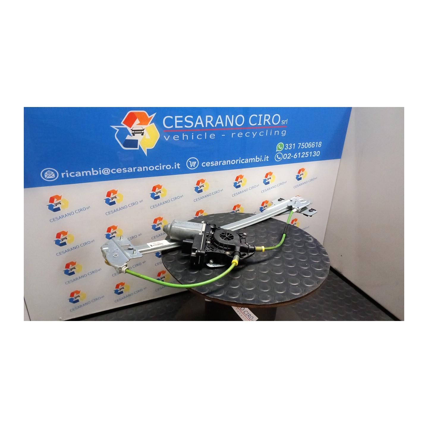 ALZACRISTALLO ELETTR. PORTA POST. C/MOTORINO SX. 088 CITROEN C8 (08/02-) RH02 922377