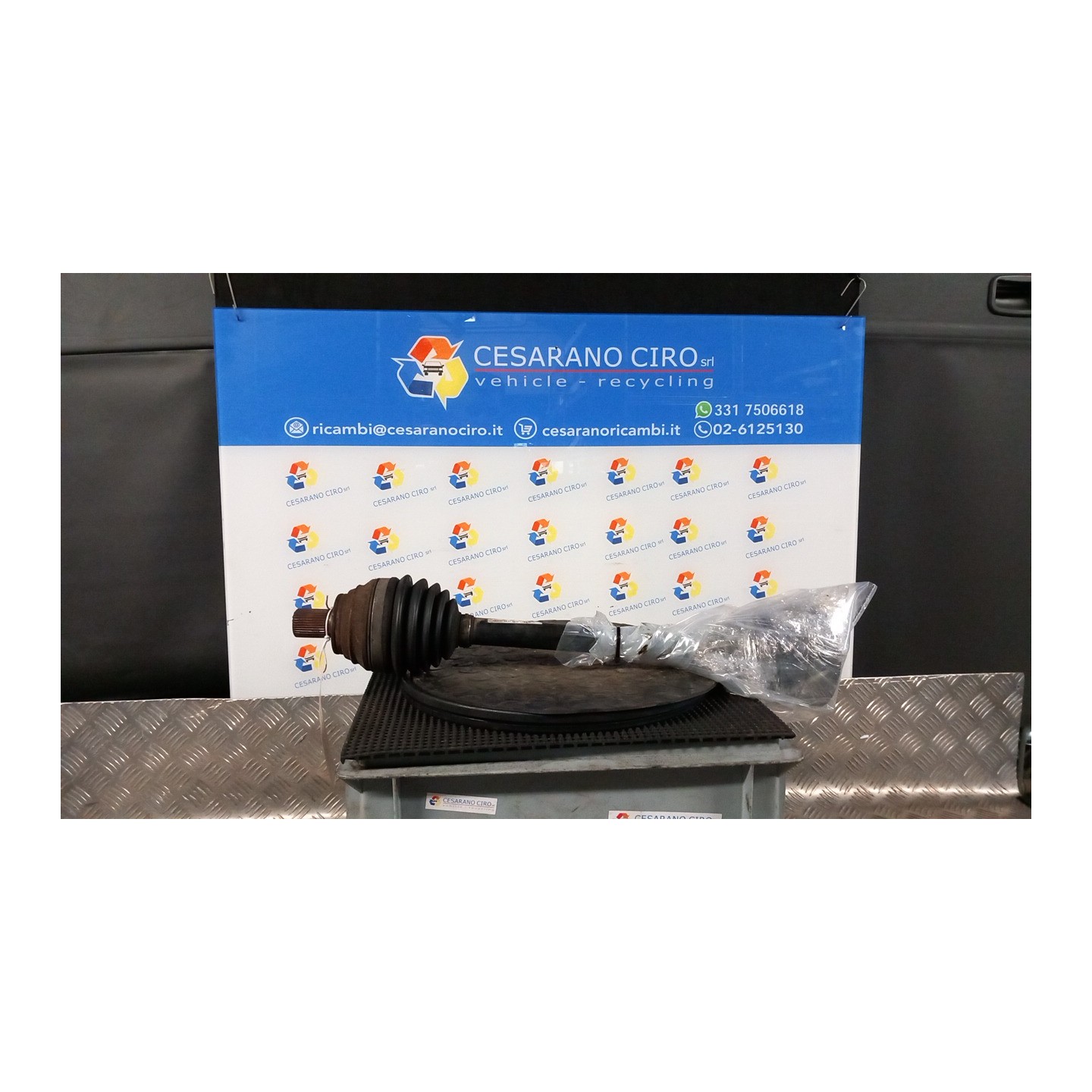 SEMIALBERO ANT. COMPL. SX. 016 VOLKSWAGEN GOLF (5K/AJ) (09/08-) CBZ 1K0407271HQ