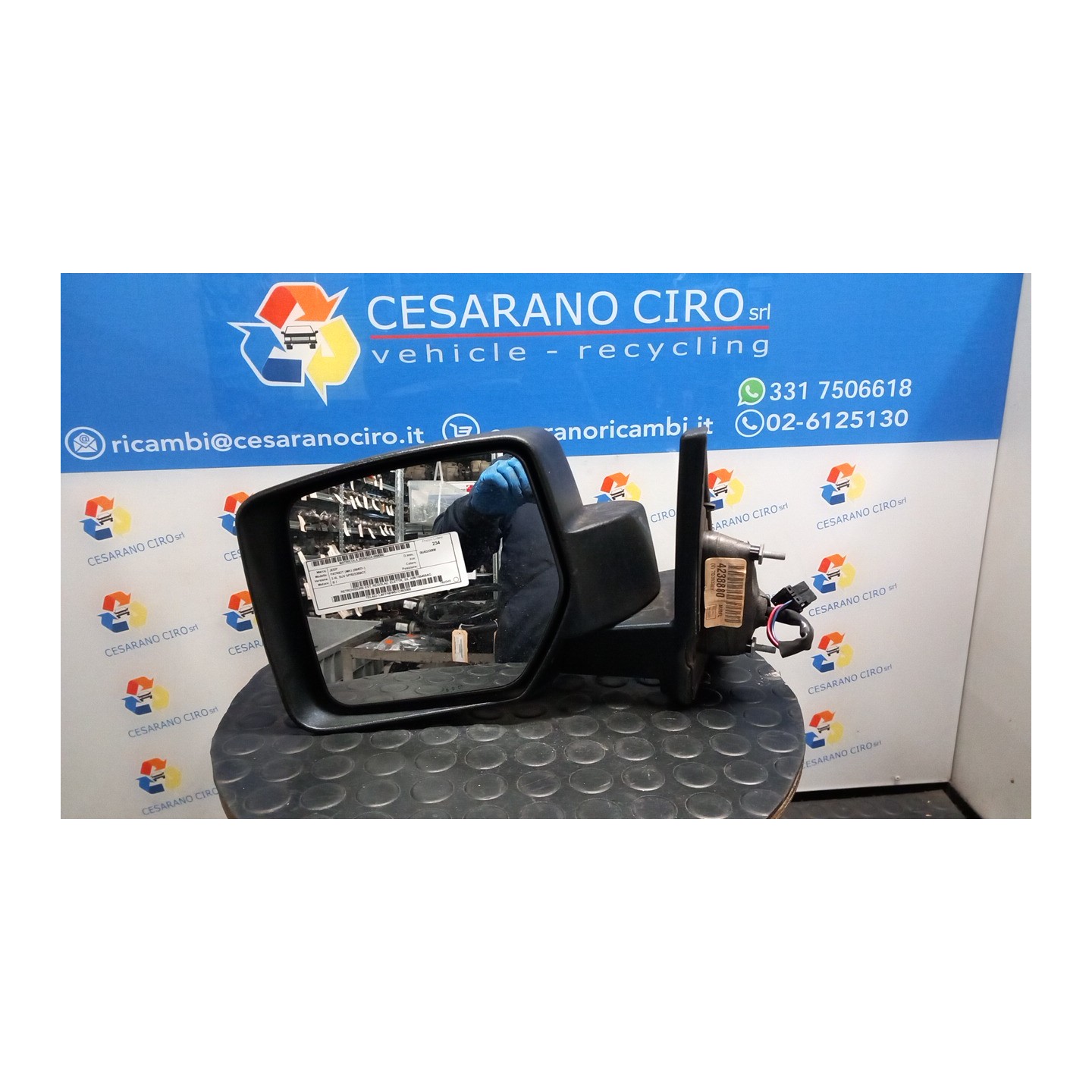 RETROVISORE EST. REGOLAZ. ELETTR. SX. 060 JEEP PATRIOT (MK) (09/07-) B K05155459AG