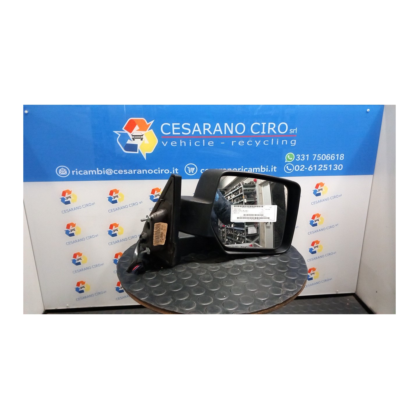 RETROVISORE EST. REGOLAZ. ELETTR. DX. 061 JEEP PATRIOT (MK) (09/07-) B K05155458AG