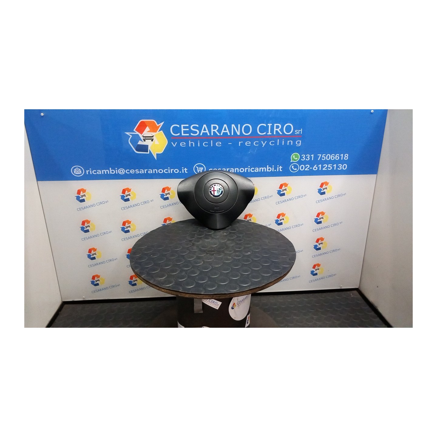 DISPOSITIVO AIRBAG LATO GUIDA 109 ALFA ROMEO 147 (W8) (10/04-07/11) 937A3000 735289920