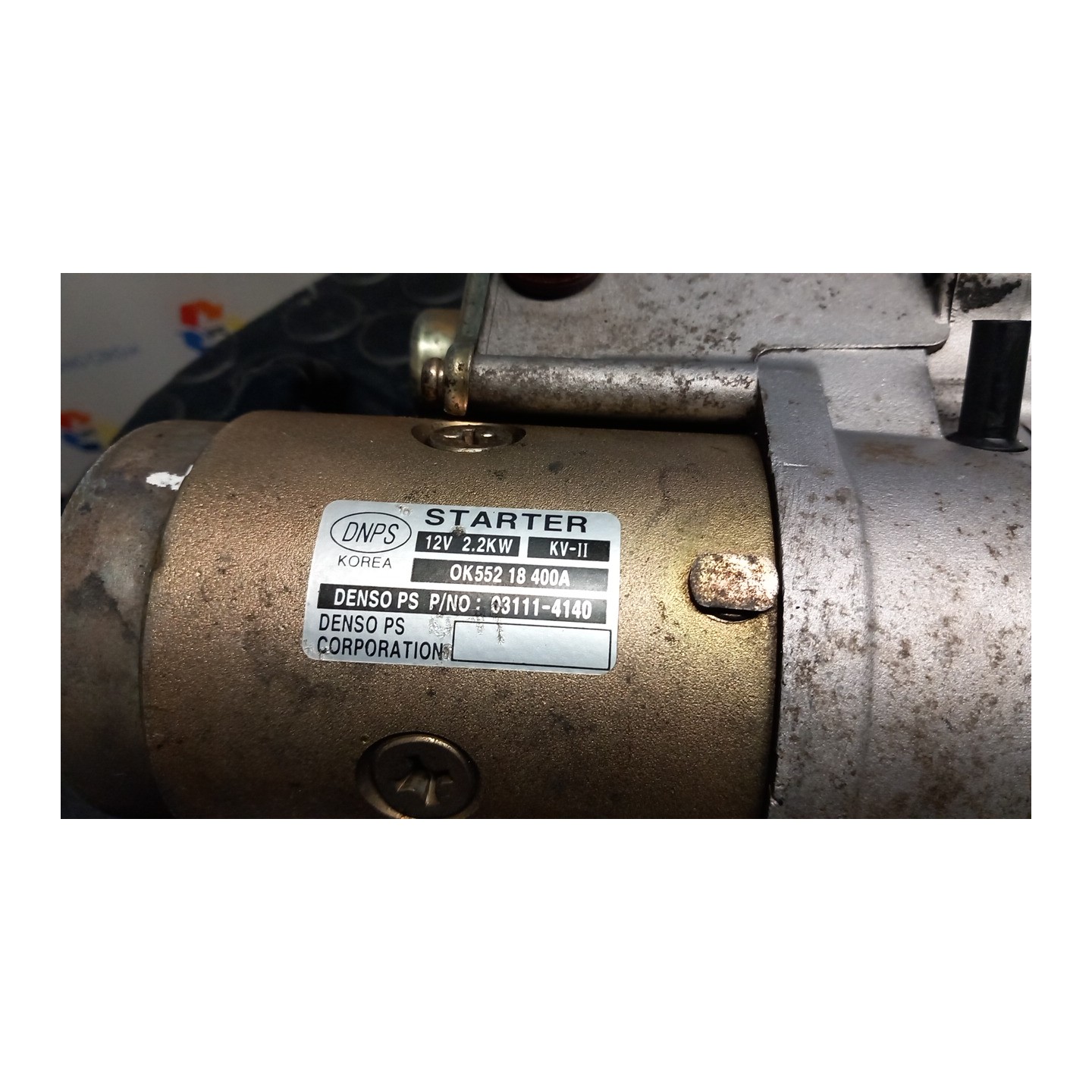 MOTORINO AVVIAMENTO POONGSUNG 023 KIA CARNIVAL 1A SERIE (04/99-12/06 J3 0K55218400A