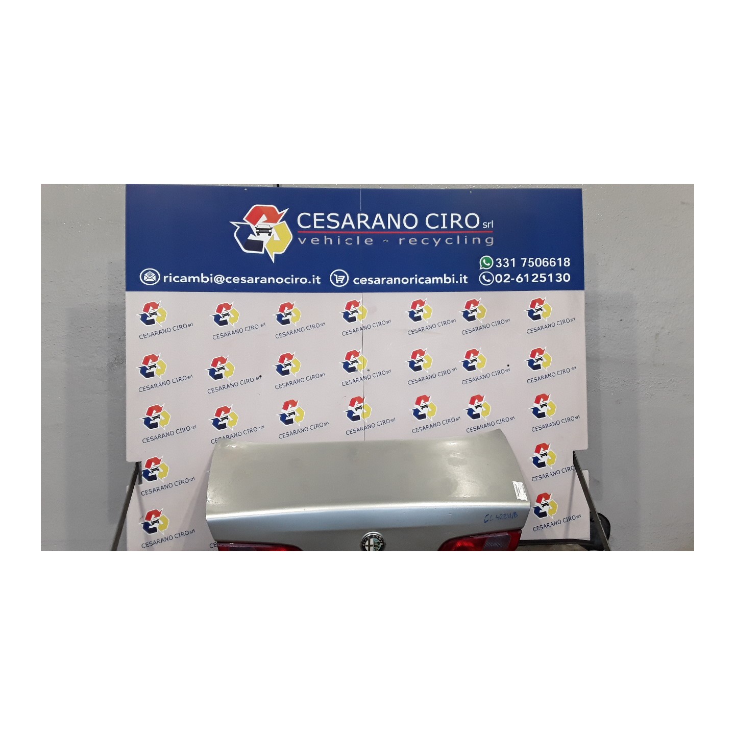 COFANO POST. 031 ALFA ROMEO 156 (X1) (06/03-01/06) 937A1000 60686041