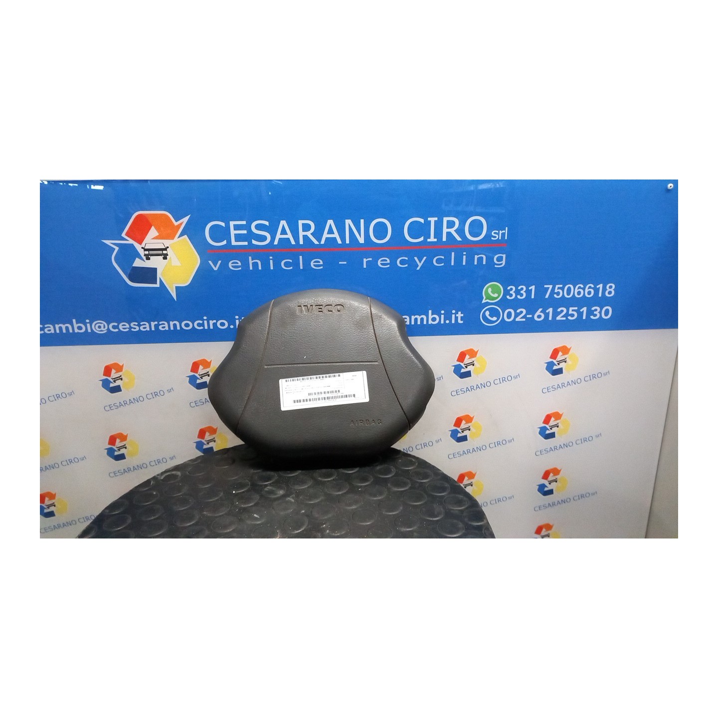 DISPOSITIVO AIRBAG LATO GUIDA 083 IVECO DAILY (02/00-04/06) F1AE0481B 504072860