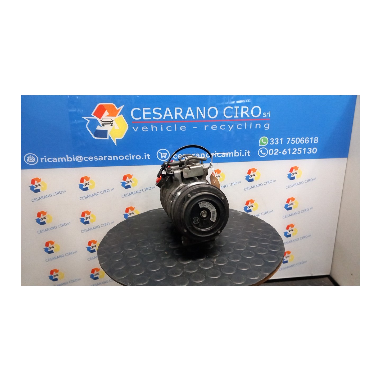 COMPRESSORE A/C 018 BMW SERIE 1 (E81/E87) (03/07-12/12 N47D20A 64526987863