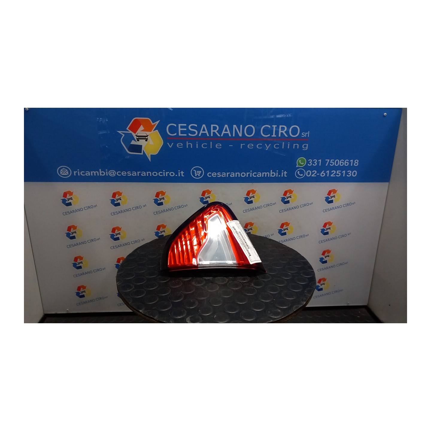 FANALE POST. PARTE INT. DX. 007 RENAULT CAPTUR (04/13-09/17) H4BA4 265501712R
