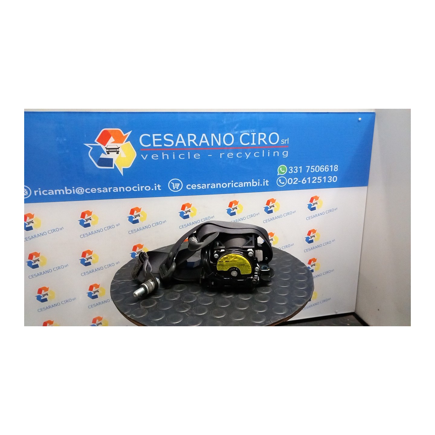 CINTURA DI SICUREZZA ANT. DCM DX. 023 KIA CARENS 3A SERIE (04/13-01/17) D4FD 88820A4000DCM