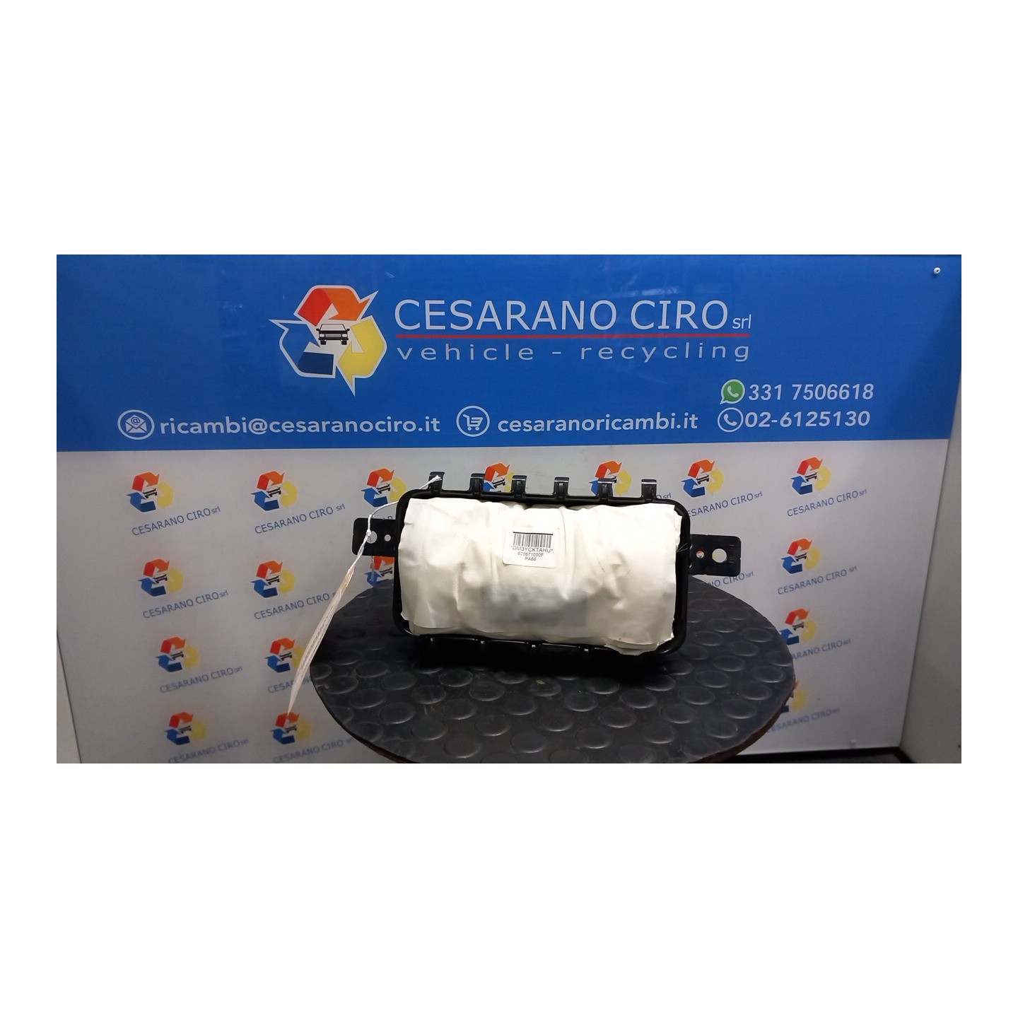 DISPOSITIVO AIRBAG LATO PASSEGGERO 036 KIA CARENS 3A SERIE (04/13-01/17) D4FD 84530A4000