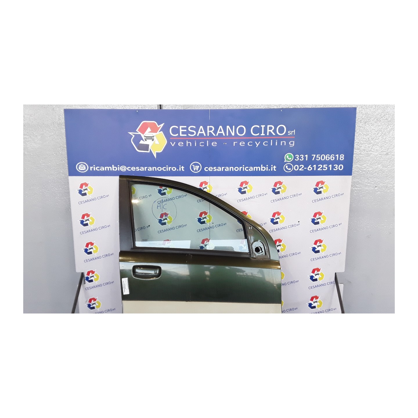 PORTA ANT. SPORTING, CLIMBING, TREKKING DX. 068 FIAT PANDA (3U) (09/09-09/11) 188A4000 51767630