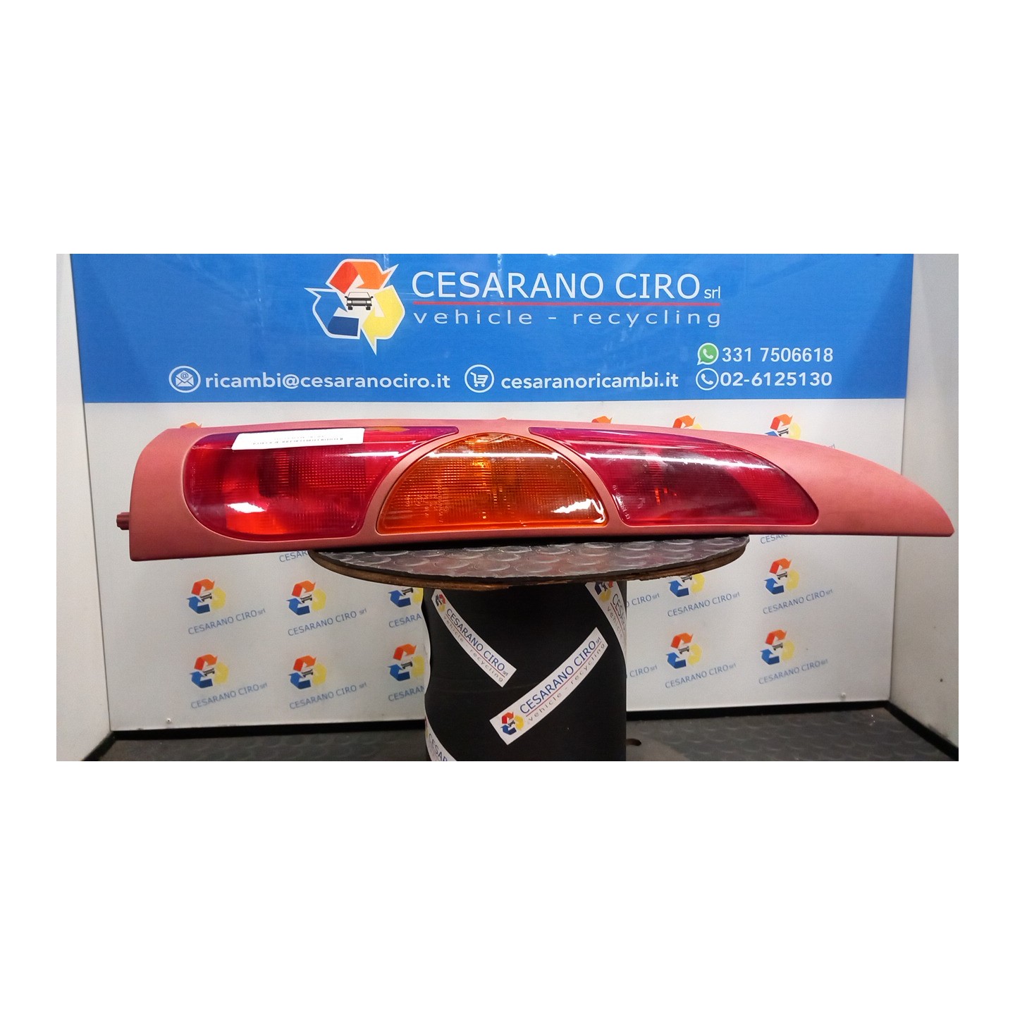 FANALE POST. 2 PORTE BATTENTI SX. 116 RENAULT KANGOO (08/97-04/03) D7FG7 8200103284
