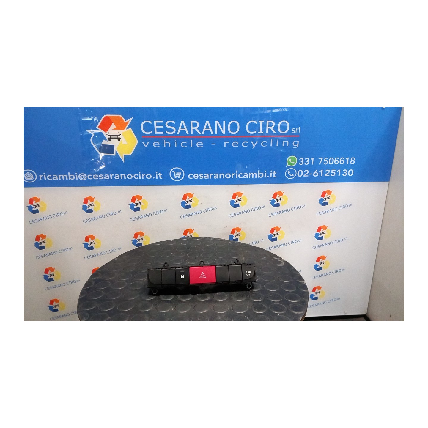 BLOCCO COMANDI MULTIFUNZIONI AIRBAG,CAMB CORSIA,ESP 020 FIAT DUCATO FURGONE (4Y) (04/14-07/ F1AGL411D 735586150