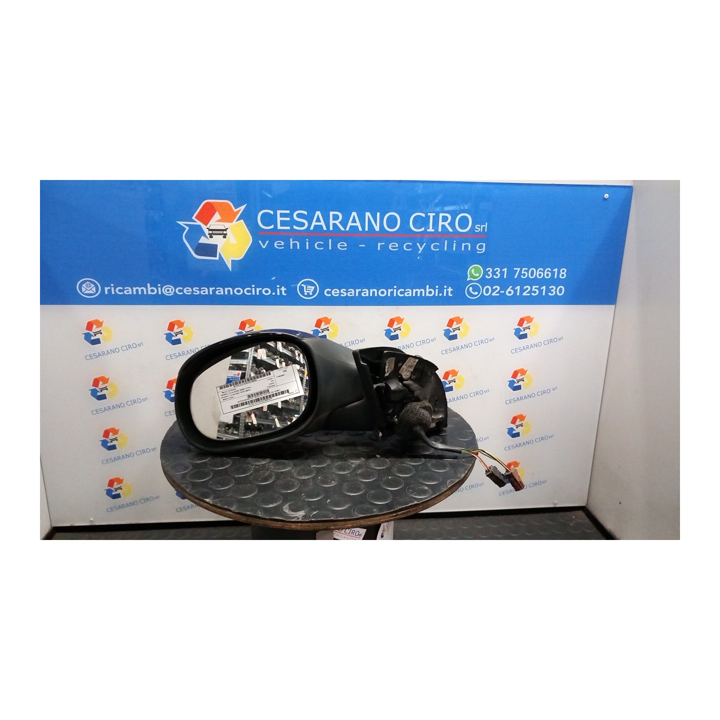 RETROVISORE EST. REGOLAZ. ELETTR. SX. 041 CITROEN C3 2A SERIE (09/05-11/10) 8HZ 8149FJ