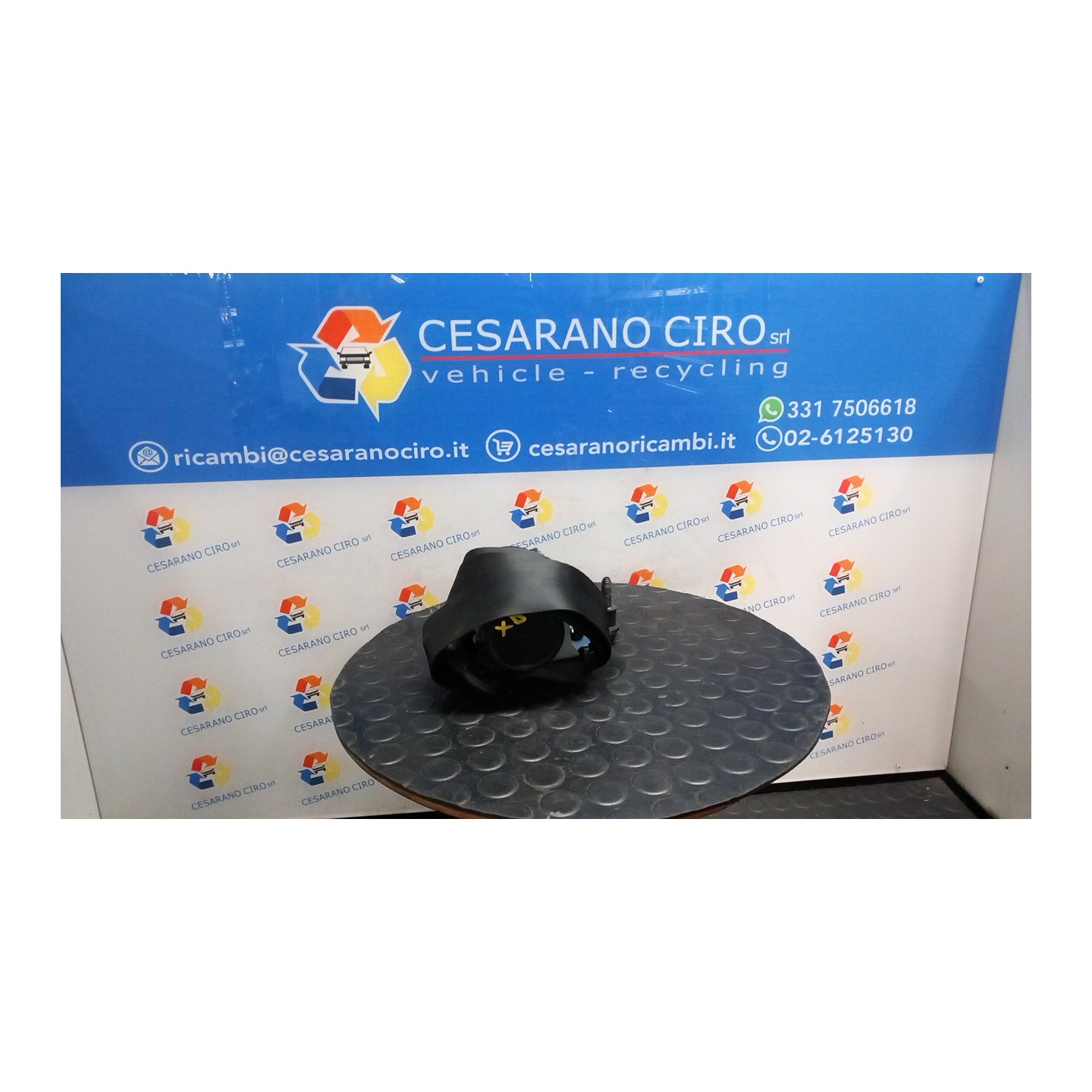 CINTURA DI SICUREZZA ANT. DX. 083 DACIA LOGAN (09/13-10/16) K9KE6 868845555R
