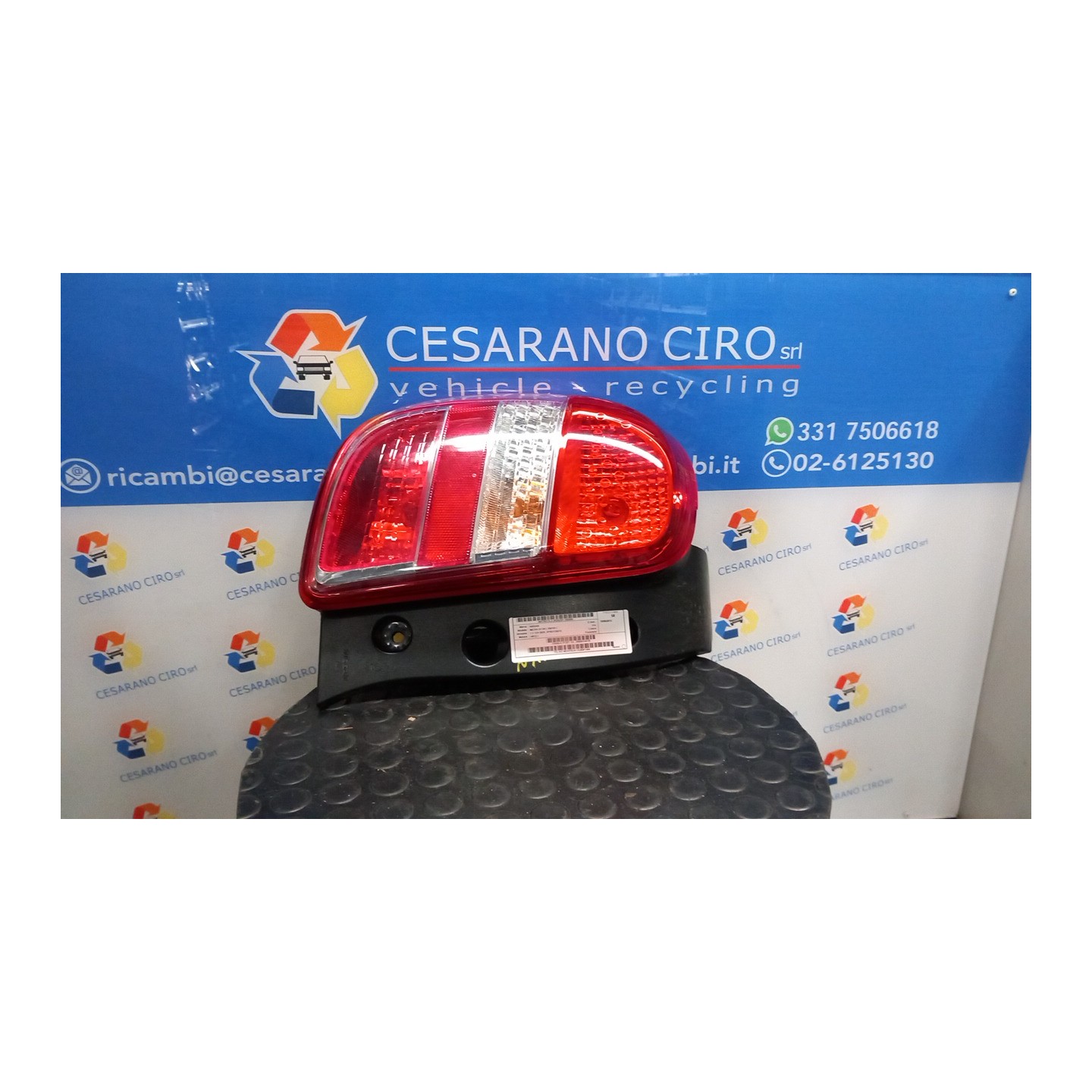 FANALE POST. SX. 006 NISSAN MICRA (K13K) (09/10-) HR12 265591HA1B