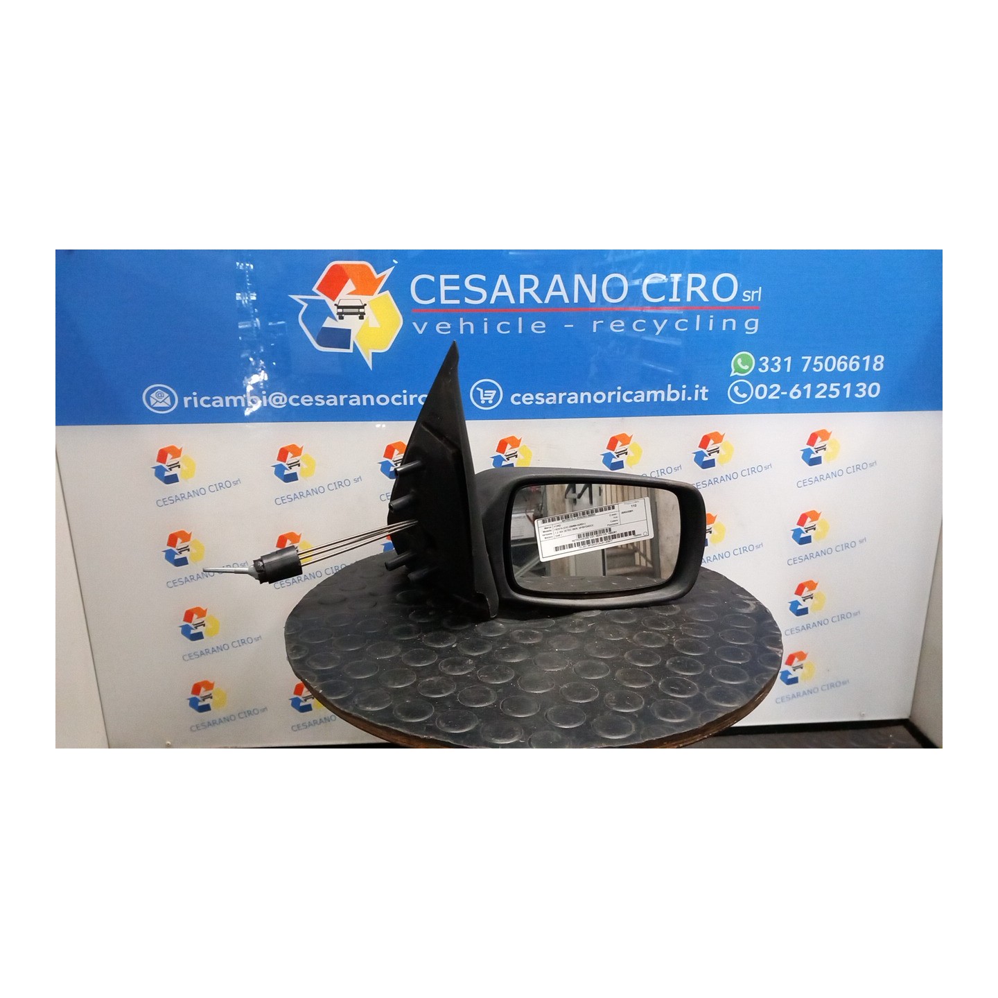 RETROVISORE EST. NERO DX. 050 FORD FIESTA (DX) (09/99-02/02) DHF 1055361