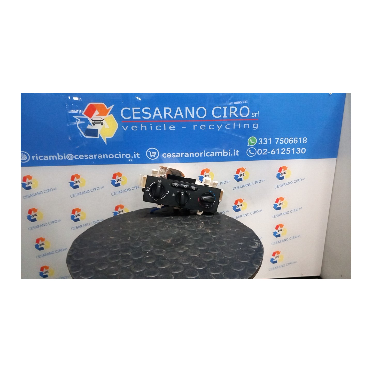BLOCCO COMANDO CLIMATIZZAZIONE C/A/C AUTO 096 CITROEN C3 PLURIEL (05/03-11/10) 8HX 6451RY