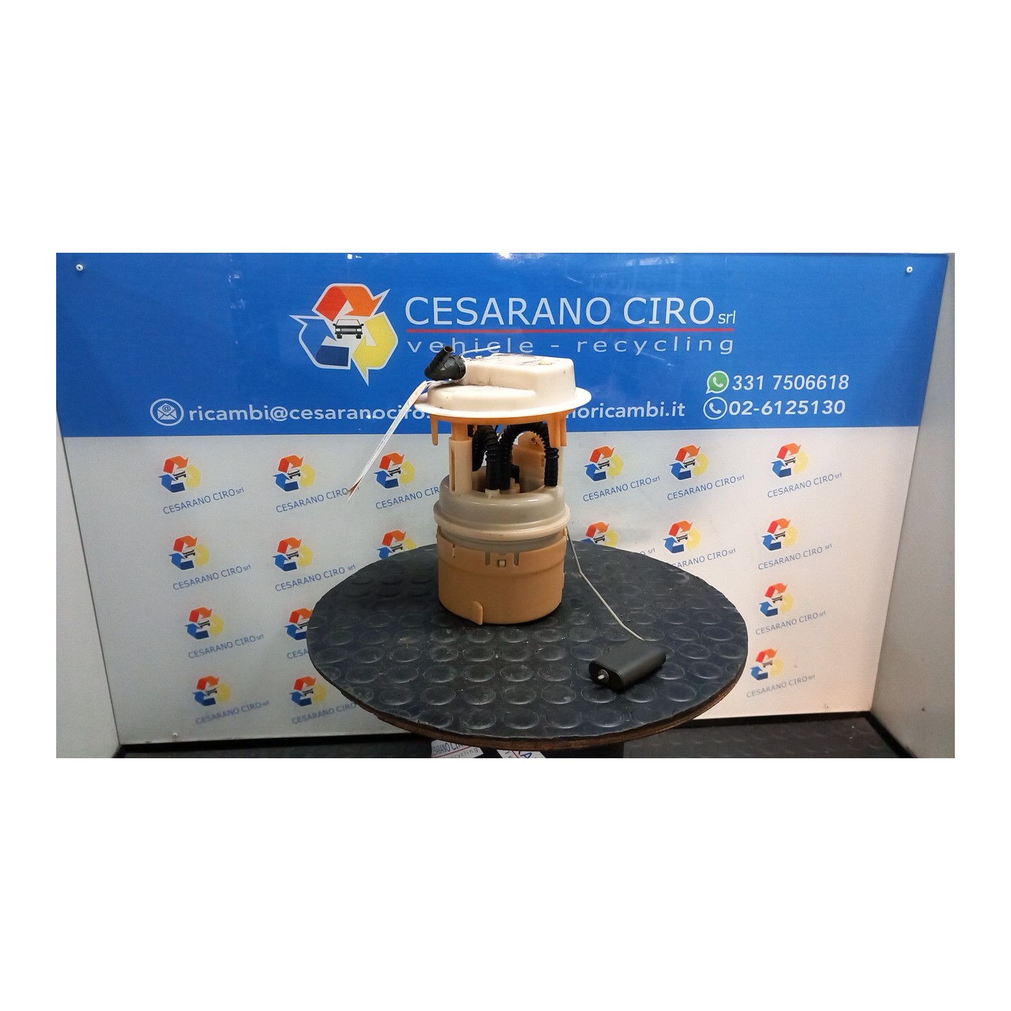 POMPA CARBURANTE C/TRASDUTTORE (GALLEGGIANTE) 111 PEUGEOT 206 PLUS (02/09-) HFX 1607401680