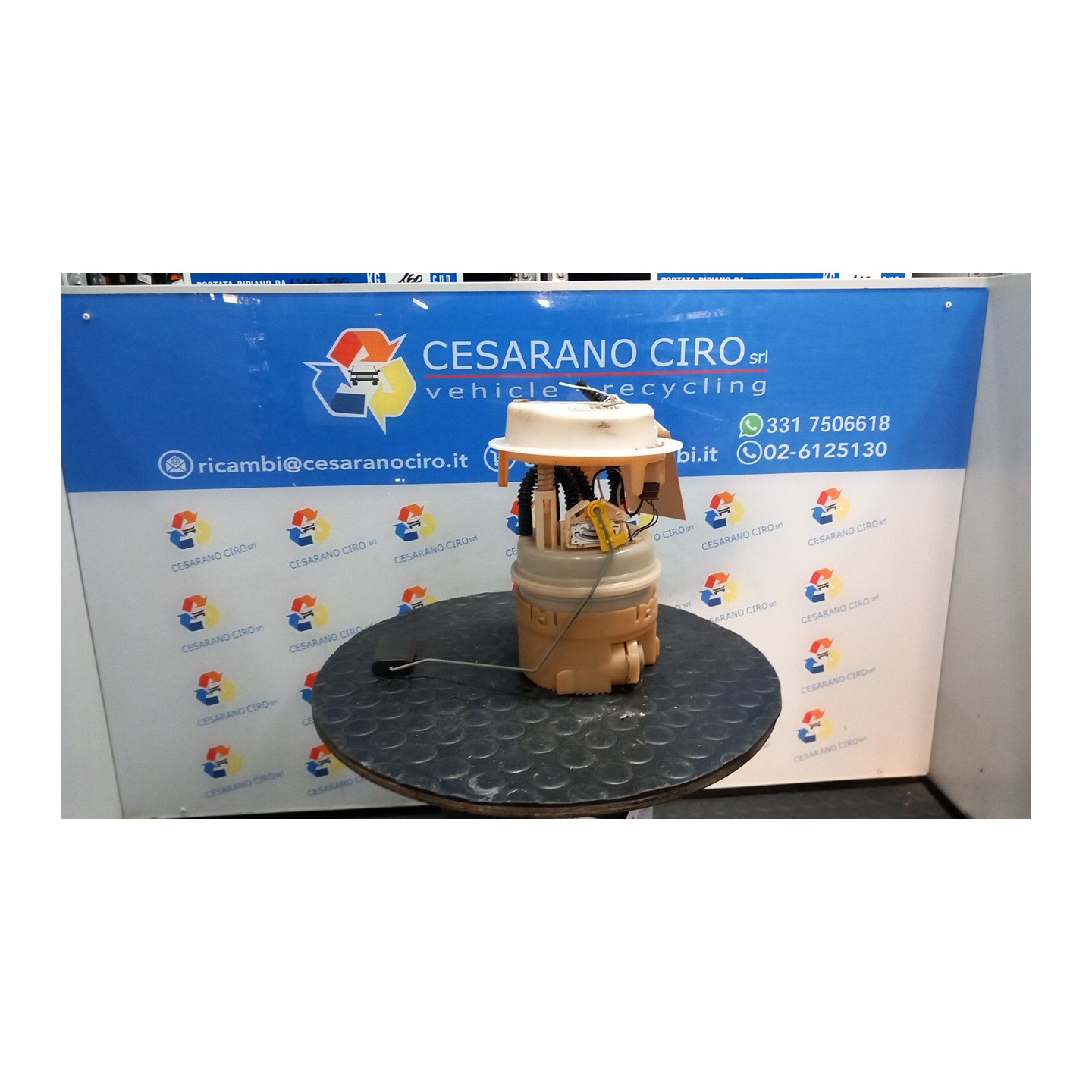 POMPA CARBURANTE C/TRASDUTTORE (GALLEGGIANTE) 111 PEUGEOT 206 PLUS (02/09-) HFX 1607401680