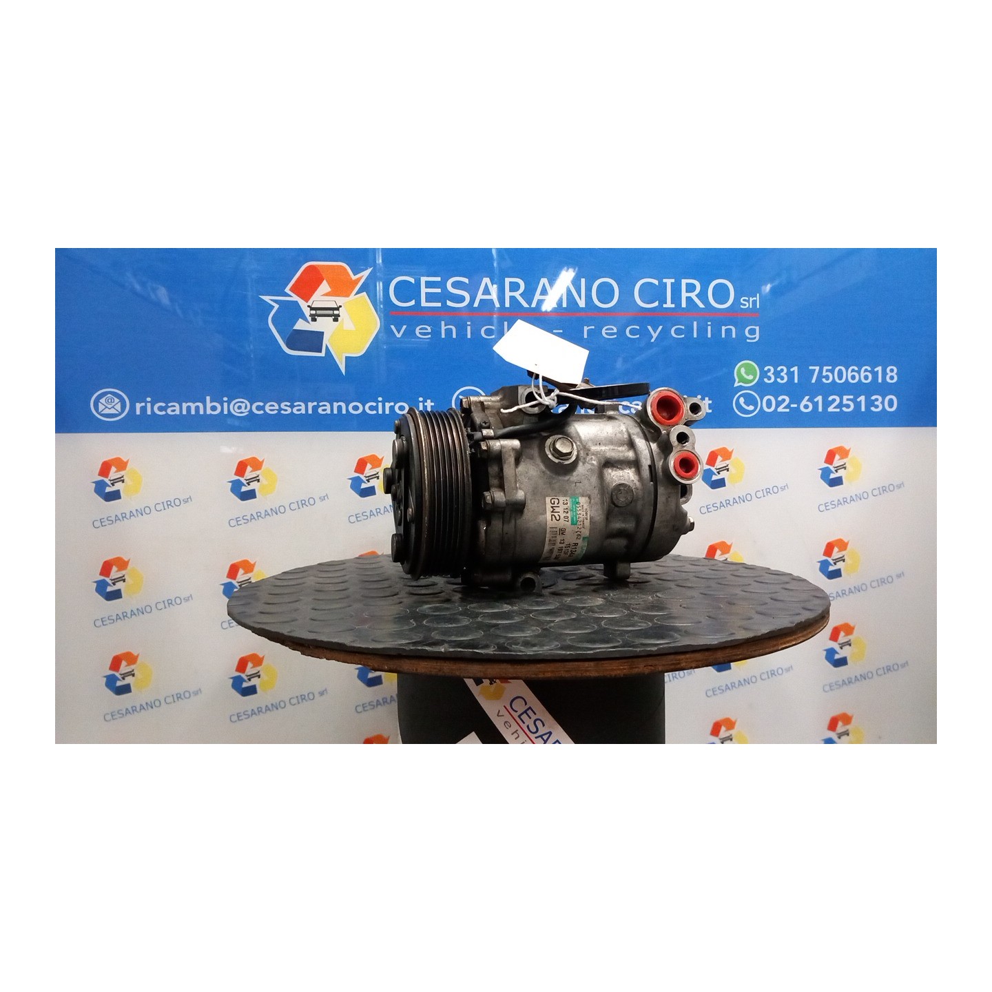 COMPRESSORE A/C 034 OPEL MERIVA (X03) (03/03-12/10) Z13DTJ 93187225