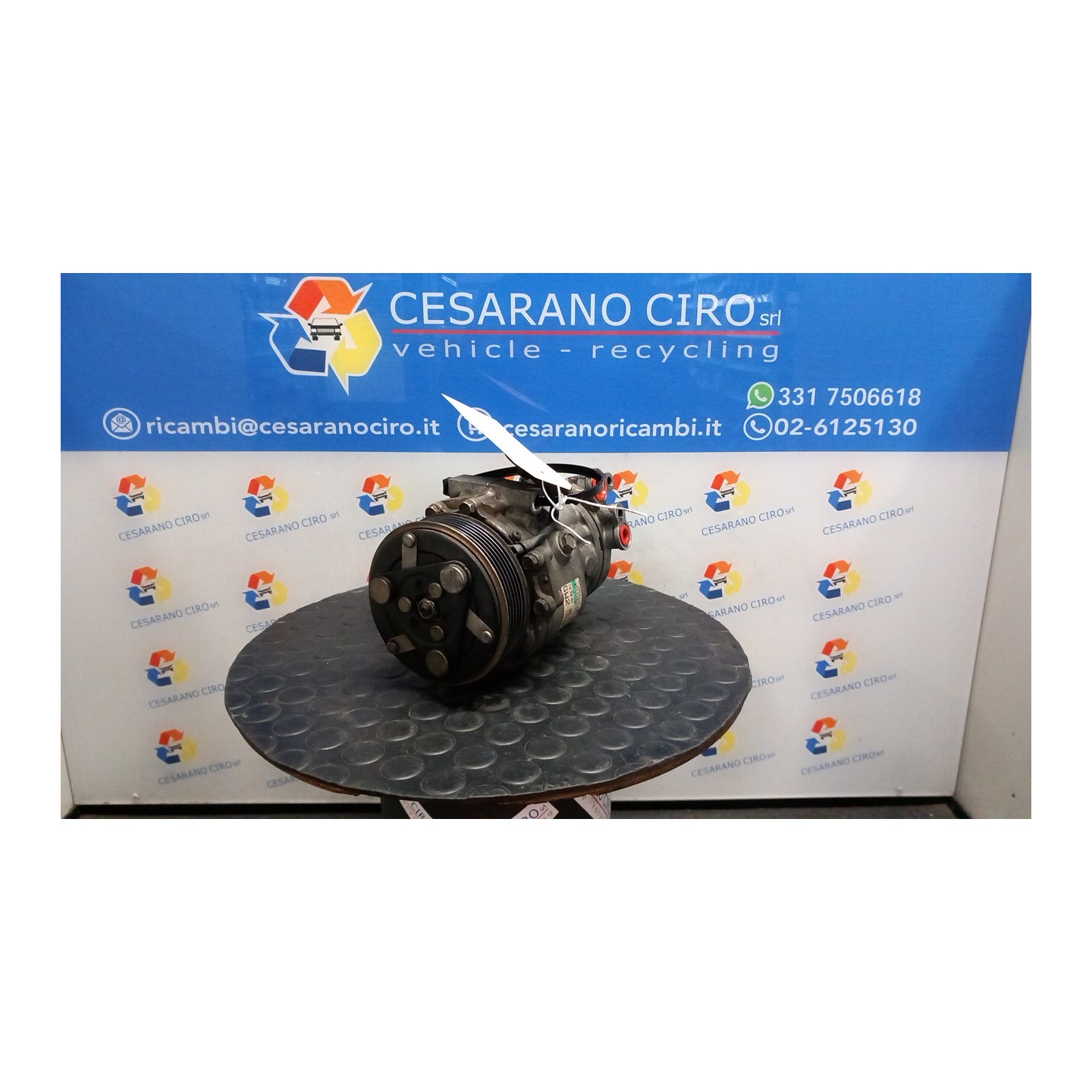 COMPRESSORE A/C 034 OPEL MERIVA (X03) (03/03-12/10) Z13DTJ 93187225