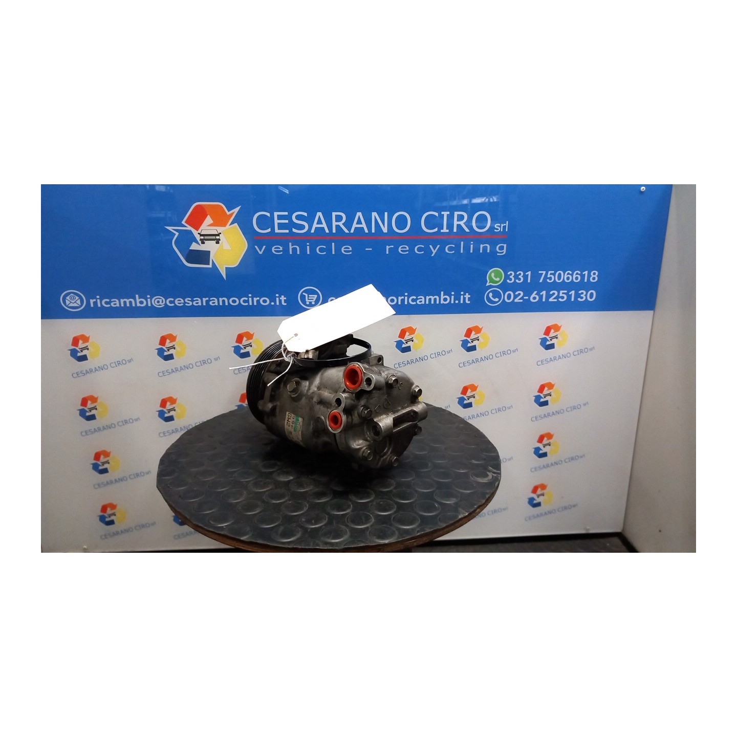COMPRESSORE A/C 034 OPEL MERIVA (X03) (03/03-12/10) Z13DTJ 93187225
