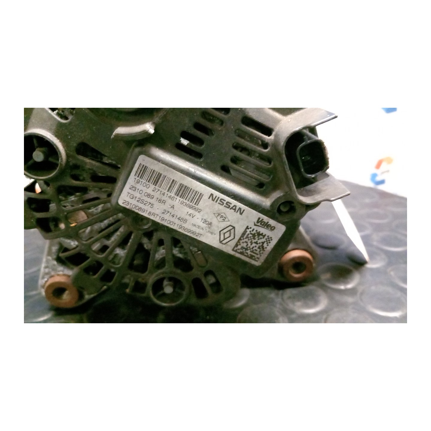 ALTERNATORE 039 RENAULT CLIO 4A SERIE (06/16-12/2019) K9KE6 231008918R