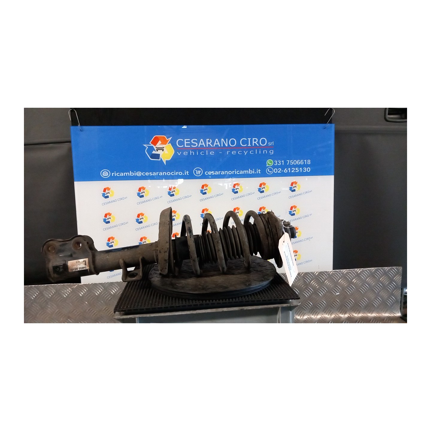 AMMORTIZZATORE ANT. SX. 104 KIA CARENS 3A SERIE (04/13-01/17) D4FD 54650A4052