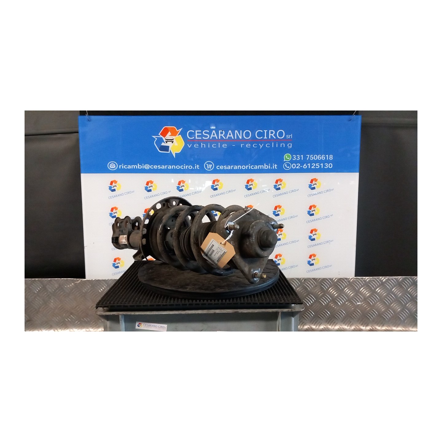 AMMORTIZZATORE ANT. SX. 104 KIA CARENS 3A SERIE (04/13-01/17) D4FD 54650A4052