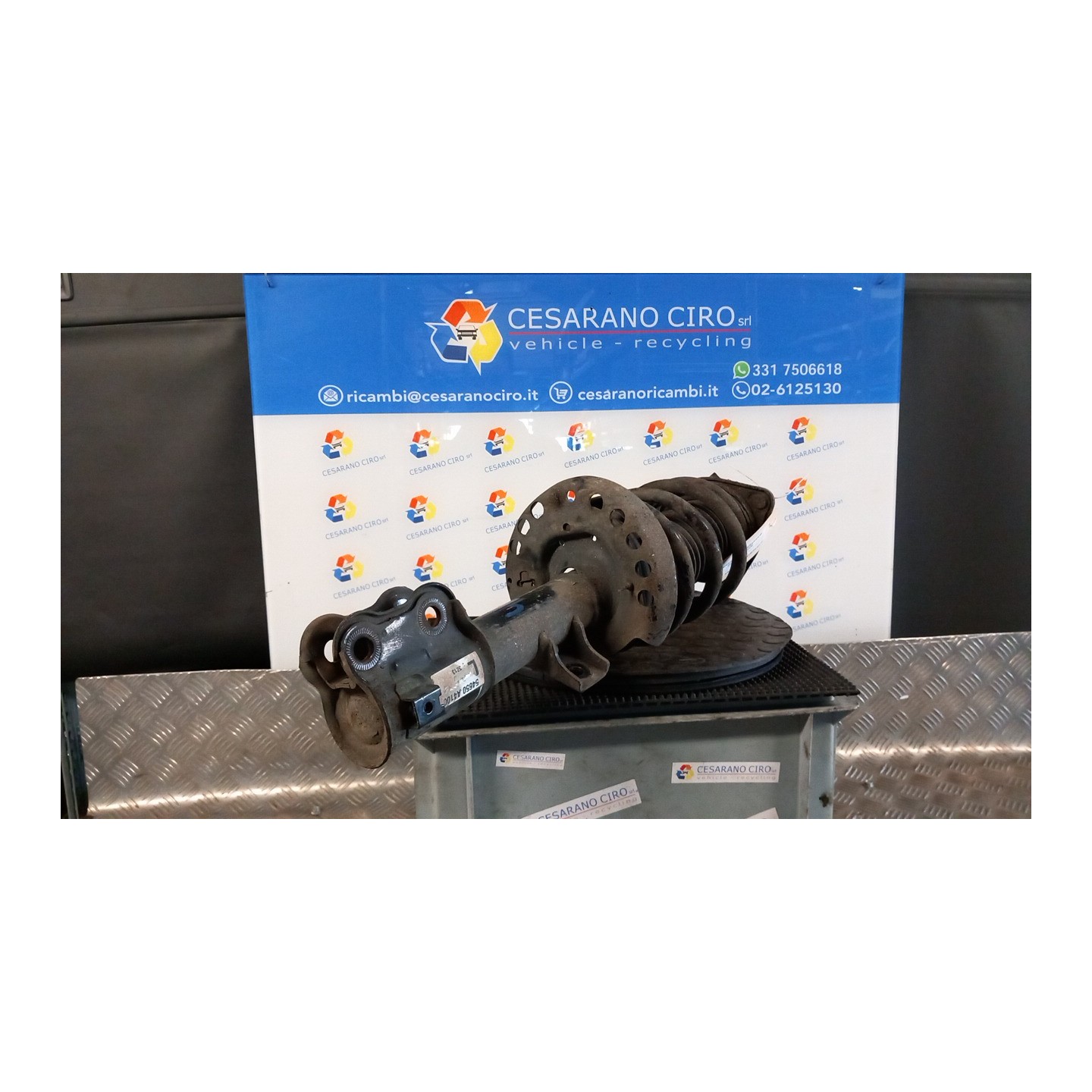 AMMORTIZZATORE ANT. SX. 104 KIA CARENS 3A SERIE (04/13-01/17) D4FD 54650A4052