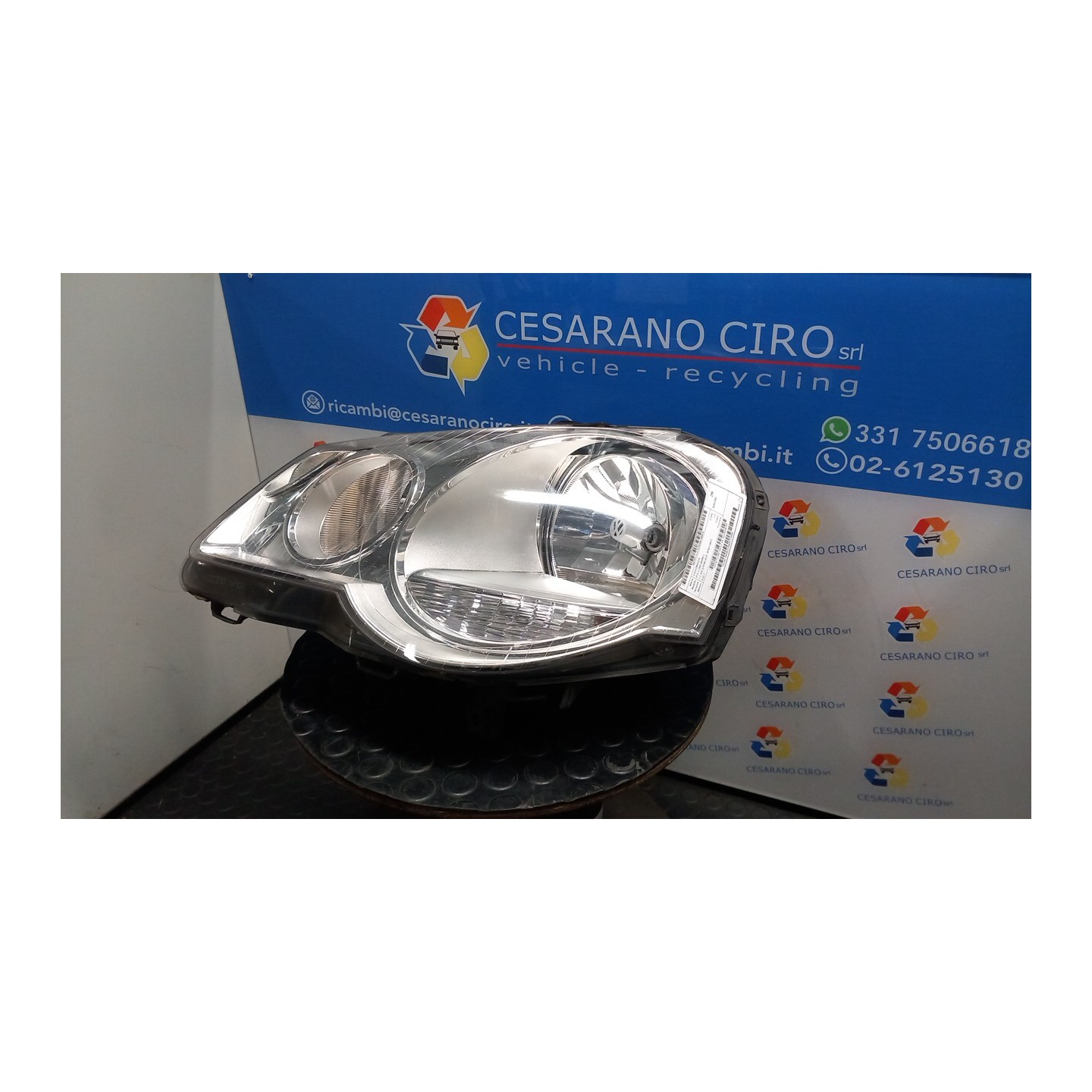 PROIETTORE VALEO SX. 029 VOLKSWAGEN POLO (9N) (04/05-) BZG 6Q1941007AT