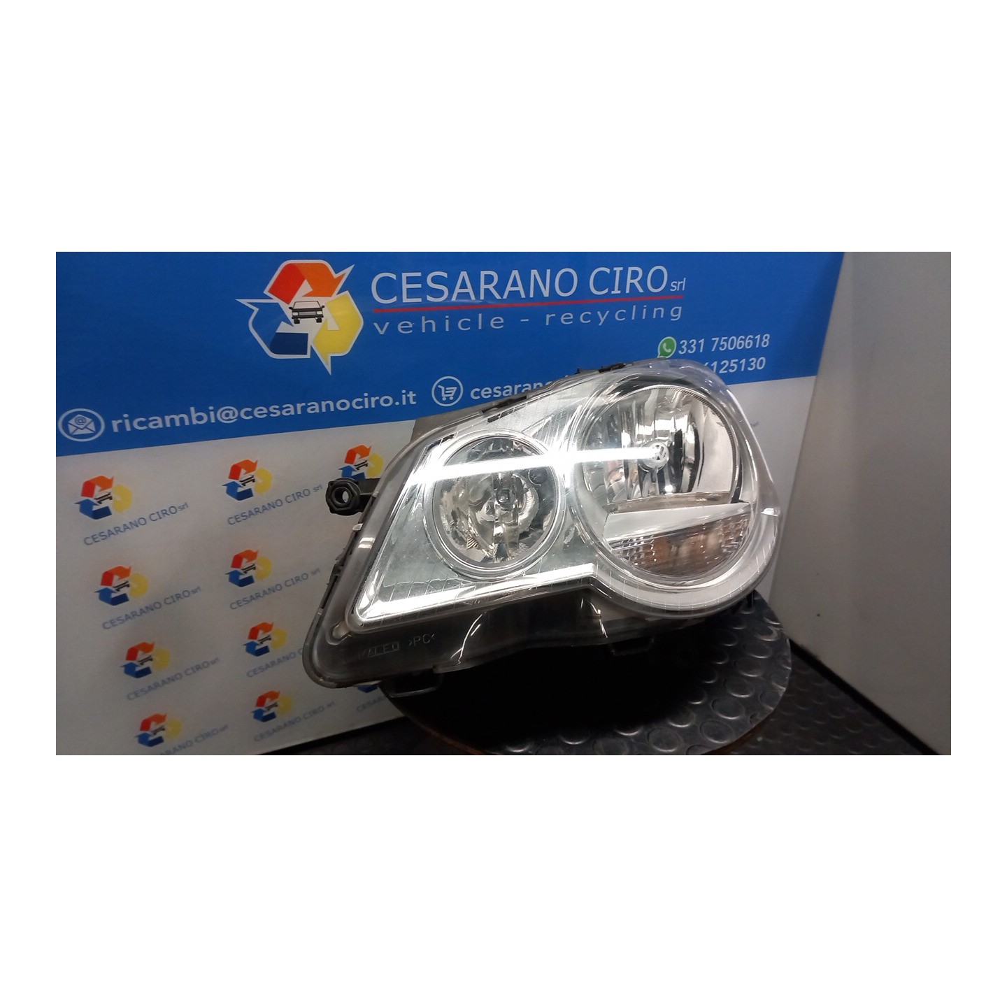 PROIETTORE VALEO SX. 029 VOLKSWAGEN POLO (9N) (04/05-) BZG 6Q1941007AT