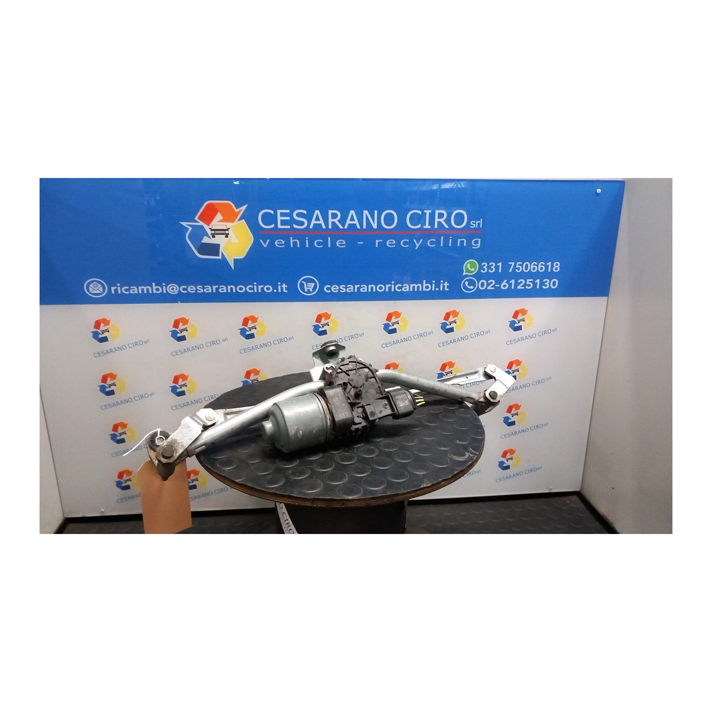 MECCANISMO TERGIPARABREZZA 033 VOLKSWAGEN POLO (9N) (04/05-) BZG 6Q1955601B