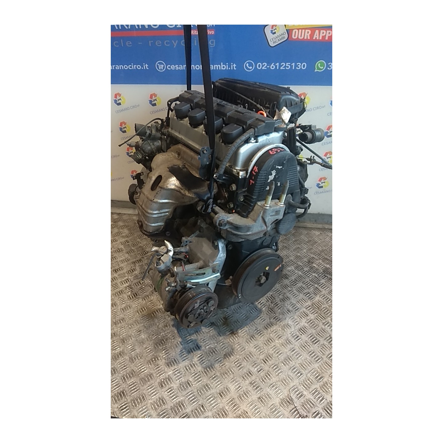 MOTORE COMPL. 073 HONDA CIVIC 7A SERIE (03/01-12/05) D14Z6 NB1771043025001