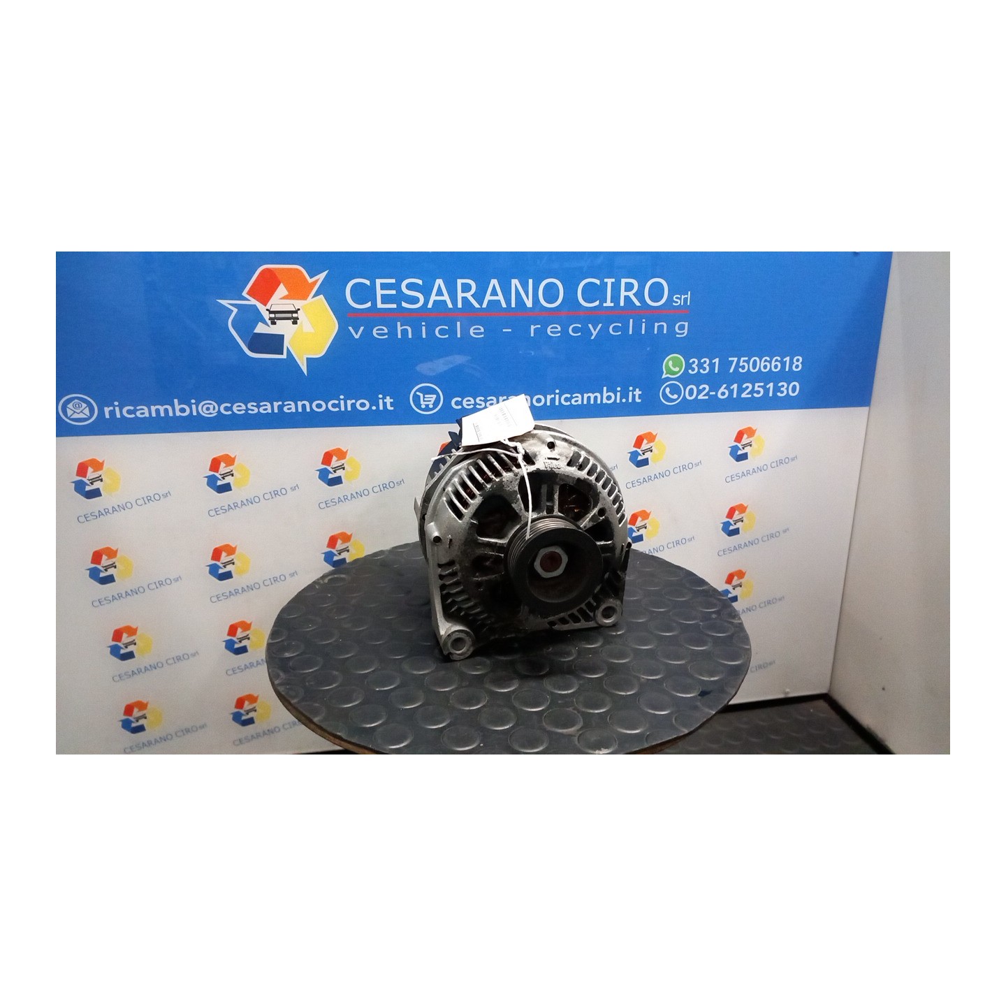 ALTERNATORE 150AMP ROTAZIONE 09-02 035 BMW SERIE 3 (E46) (09/01-09/05) 204D4 12317788248