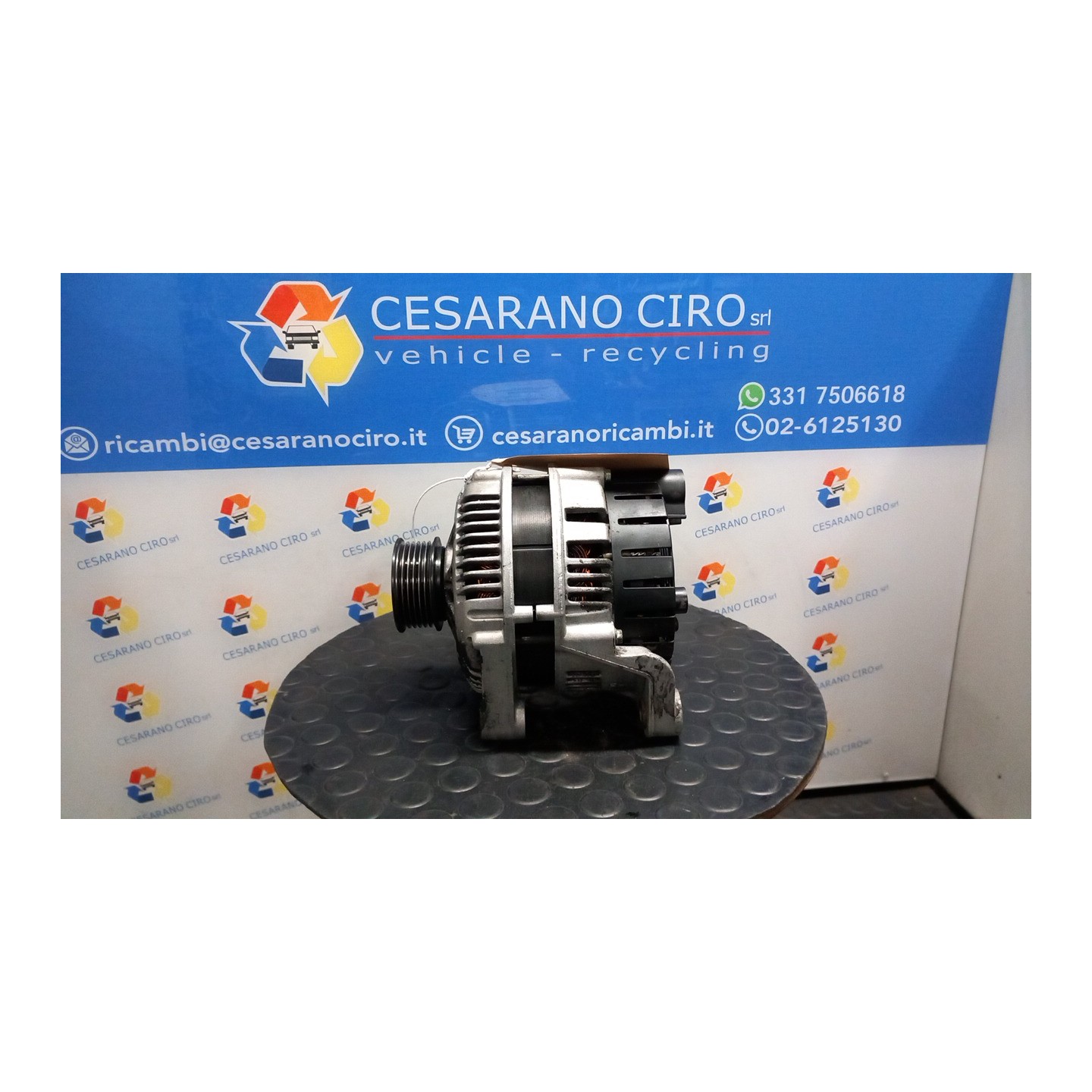 ALTERNATORE 150AMP ROTAZIONE 09-02 035 BMW SERIE 3 (E46) (09/01-09/05) 204D4 12317788248