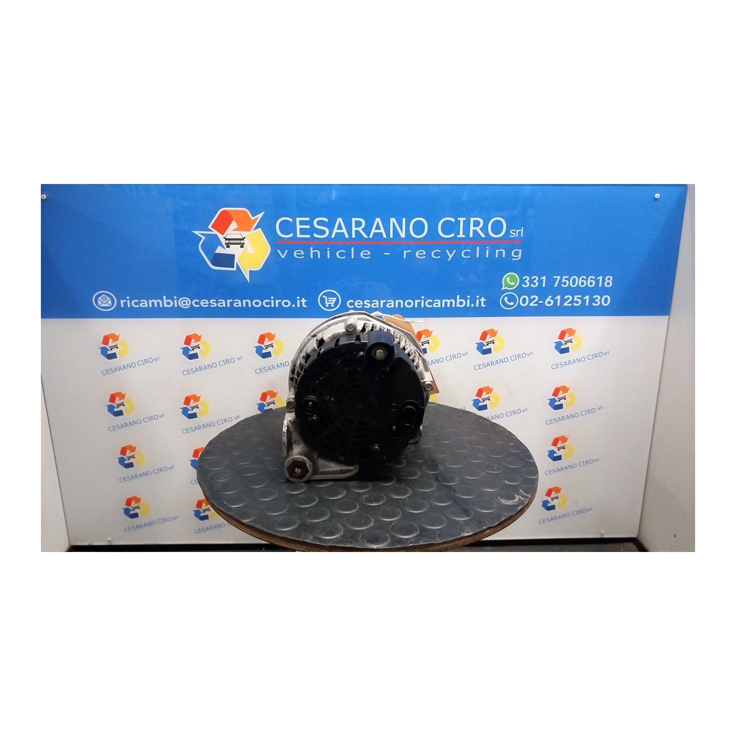 ALTERNATORE 150AMP ROTAZIONE 09-02 035 BMW SERIE 3 (E46) (09/01-09/05) 204D4 12317788248